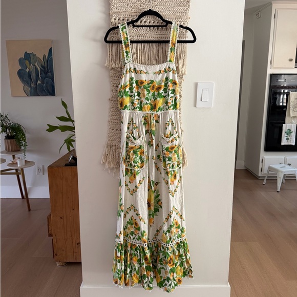 Farm Rio Linen Papaya salad dress - Picture 2 of 9